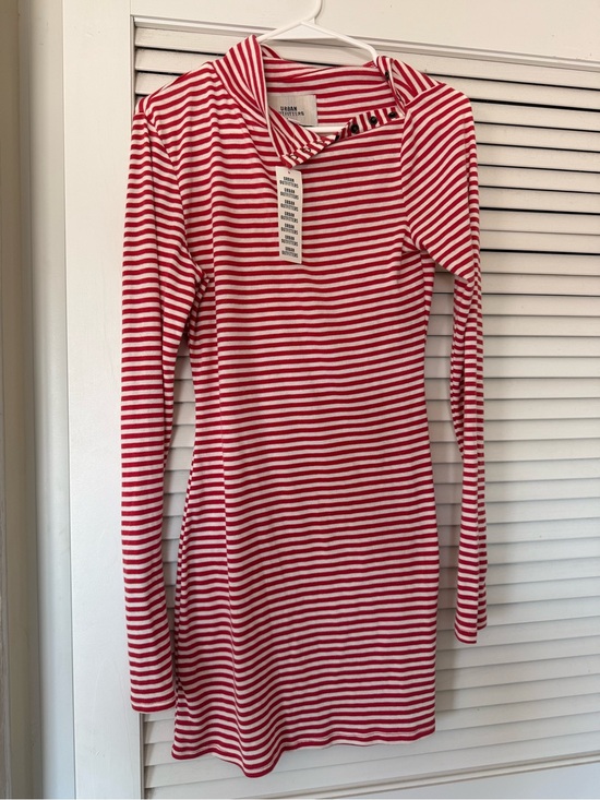 Urban Outfitters Dresses & Skirts - Urban Outfitters Red & White Striped Long Sleeve Dress